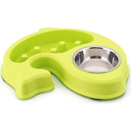 Durable Slow Dog Feeder Products For Dogs Gamelle Chat Dog Bowls Cachorro Comedouro Eating Bowl Pet Non-Ship Drink Water Easy E