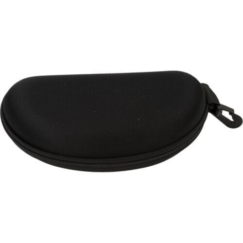 1Pcs Black Zipper Box Protable Sunglasses Protector Travel Pack Pouch Glasses Case Hard Eyewear Accessories