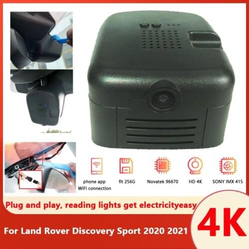 HD 4K Easy to install Car DVR Video Recorder Dash Cam Camera For Land Rover Discovery Sport 2020 2021 Novatek 96675 + SONY MX307