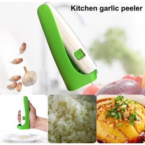 Multi-purpose Garlic Press Cube Garlic Cutter Magic Garlic Cube Cutter Presser Squeeze Garlic Cuber Press Chopper Slicer