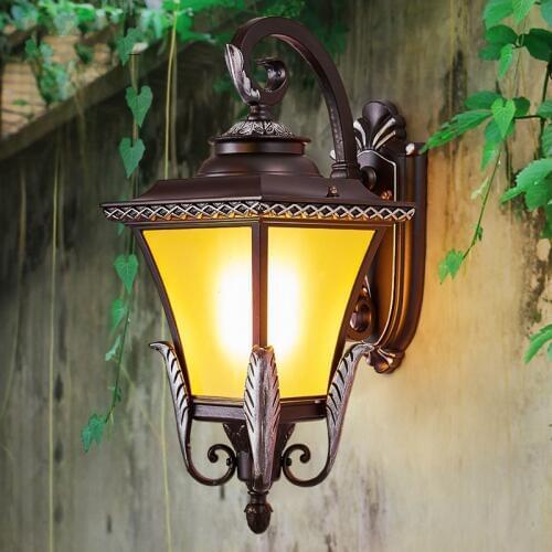 Patio Outdoor Wall Lamp garden lighting Gate Retro Villa Waterproof Wall Lamps Outdoor Corridor Balcony Exterior Wall lighting