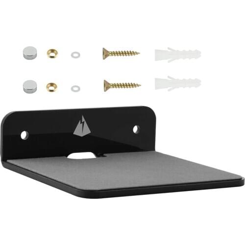 Wall Shelf Speaker Stand, Small Wall Shelf Speaker Mount for Bluetooth Speaker, Cell Phones, Toy Display Shelf