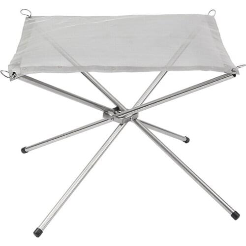 Outdoor Barbecue Bonfire Wood Stove Fire Rack Stainless Steel