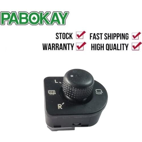 FS Adjust Knob Side Mirror Switch For VW New Beetle Jetta Passat B2 B3 Golf 4 1J1 959 565E 1J1959565E