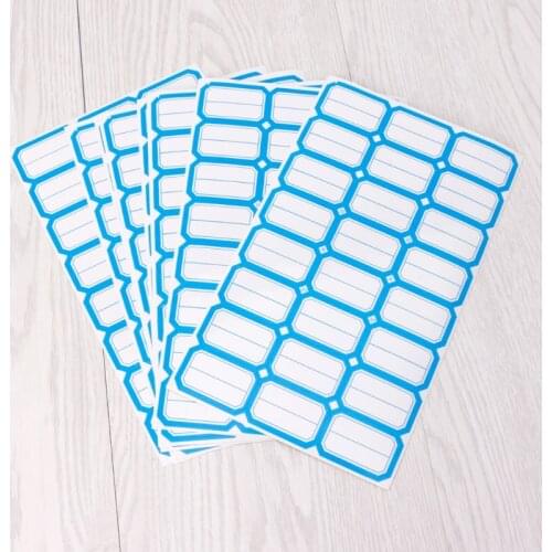 240 Pcs Self Adhesive Sticky Blank Label Paper Label Can Be Classified