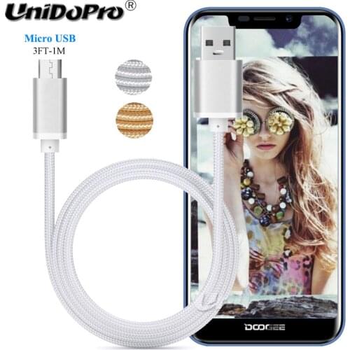 3FT Micro USB Fast Charger for Doogee Shoot 1, X9 Pro, Y6 Piano Black, X7 , T6 F5, X9 Mini, T5S Data Sync Charging Cable