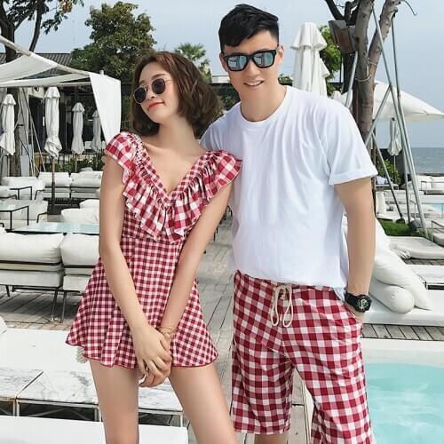 Hot sale hot spring vacation couple swimsuit swimwear sexy bikini