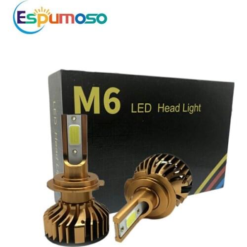 M6 H1 H4 LED Car Headight H7 H11 LED Canbus H27 H3 H8 H10 9005 9006 HB4 9012 5202 Auto Fog Lamp Automobile Bulb 80W 6000K 12V