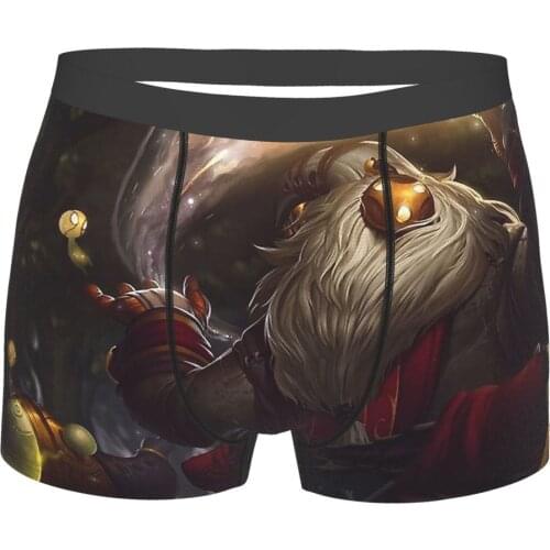 Bard League of Legends LOL MOBA Games Underpants Homme Panties Mens Underwear Sexy Shorts Boxer Briefs