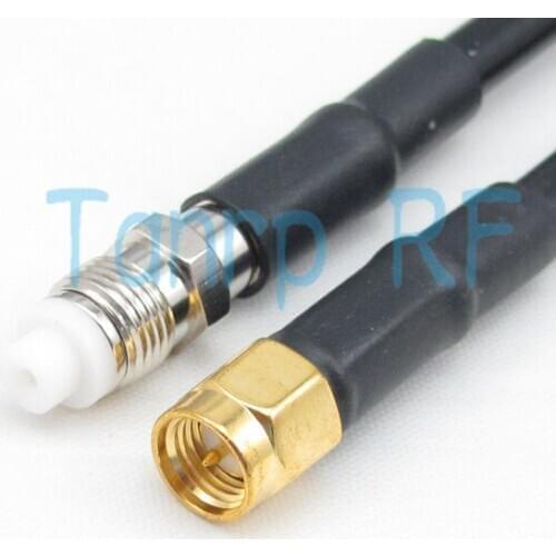 Free Shipping! 100CM FME female jack to SMA male plug RF connector 3FEET Pigtail coaxialjumper cable RG58 extension cable