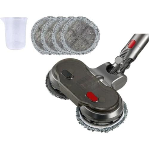 Electric Wet Dry Mopping Head for Dyson V7 V8 V10 V11 Replacement Parts with Water Tank Mop Head Mop Pads