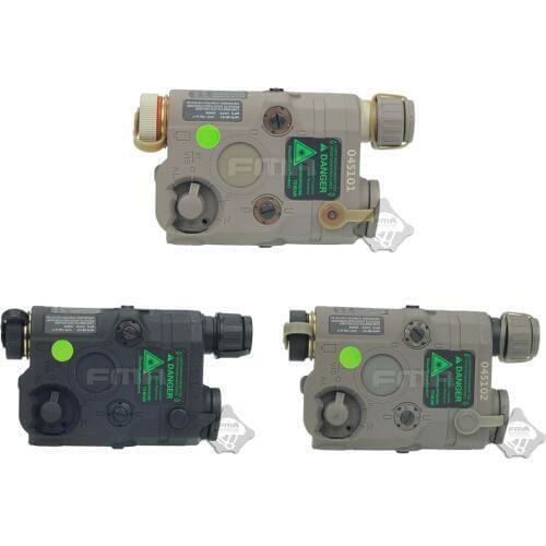 FMA Tactical Military PEQ15 Upgrade Version LED White light + Green laser with IR Lenses BK/DE/FG Free Shipping