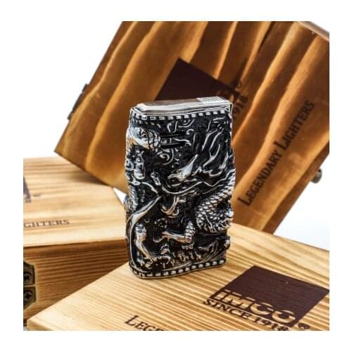 IMCO Creative Windproof Armor Vintage Grinding Wheel Kerosene Lightes