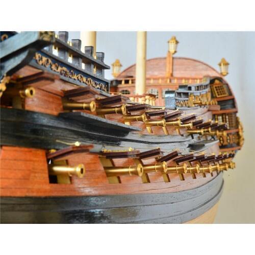 NIDALE Model NEW version Scale 1/50 classic Russian wooden ship model Kit ingermanland 1715 ship wooden model SC MODEL