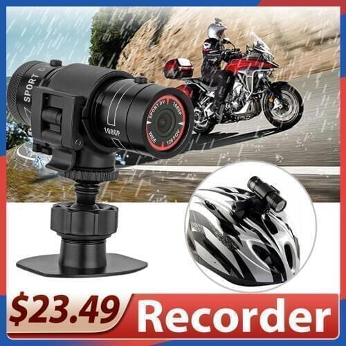 Mini Motorcycle Helmet Camera Waterproof Outdoor Bike Camera HD 1080P 3MP Bicycle Helmet DV DVR Recorder Micro Camcorder