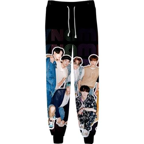 New Ablum Dynamite Long Pants K Pop KPop Dynamite 3D Joggers Pants Men/Women Casual Trousers Hip Hop Streetwear 3D Sweatpants