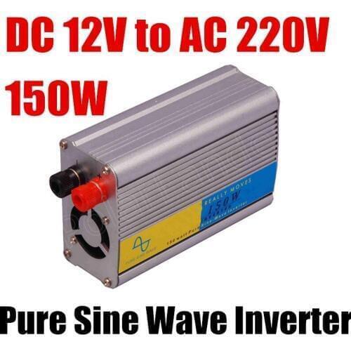New arrival high quality Pure Sine Wave Power Inverter DC 12V to AC220V 150W For Car Boat Using car converter