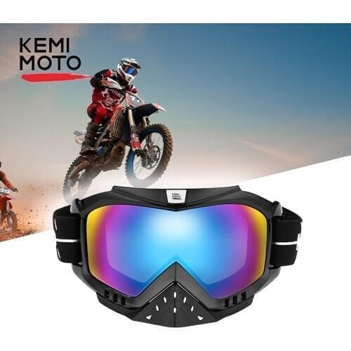 KEMIMOTO MX Goggles Motocross Glasses Off Road Dirt Bike Motorcycle Helmets Goggles Ski Sport Mountain Bike DH MTB Glasses