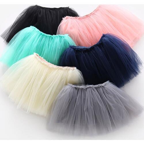 Baby Girl Bubble Skirts Summer Baby Clothes Kids Princess Girls Skirt Ball Gown Pettiskirt Birthday Party Gauzy Skirts