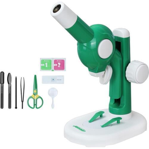 Take Apart Microscope Toy Educational DIY STEM Microscope for Preschoolers with Assemable Parts 15X Science Microscope