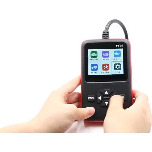 Obd2 car Code Reader V500 CR-HD Heavy Duty Truck and Car Scanner
