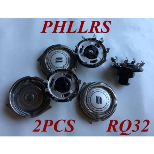 2Pcs RQ32 razor blade replace Head for PHILIPS Shaver RQ11 RQ12 RQ10 RQ1190X RQ1110 RQ1150 RQ1160 RQ1168 RQ1180 RQ1187 RQ1160