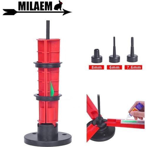 Archery Fletching Tool Arrow Fletching Jig Cylindrical Arrow Feathers Gluing DIY Arrow Multi-Size Arrow Shooting Accessories
