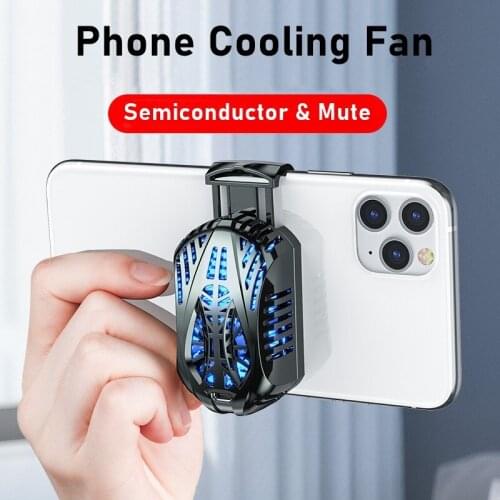 Tongdaytech Universal Mobile Phone Cooler Semiconductor Radiator Cooling Fan for IPhone Xiaomi Samsung Portable Holder Heat Sink