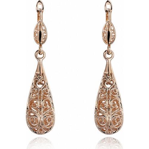 DANS ELEMENT Top Quality Real Big Brand Water Drop Dangle Earrings for Women Hot Dropshipping Wholesales #RG81409