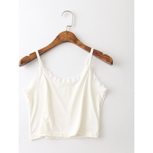 2019 New Fashion Women Camis Hot Lace Crop Tops Summer Sexy Short Vest Lady Fashion Bralette Crop Top