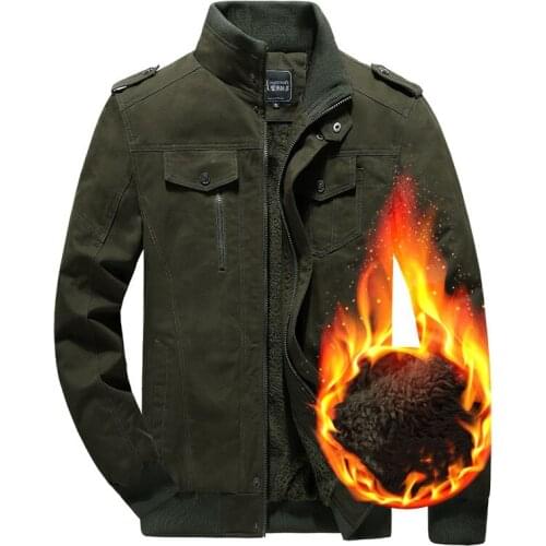 Winter Jacket Men Nice Pop Casual Outwear Cotton Military Jacket Mens Windbreaker Coats Thick Warm Fleece Army Tactical Jackets