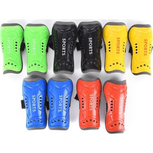 1 Pair Kids Child Soft Football Shin Pads Soccer Guards Sports Leg Skin Guard Protector