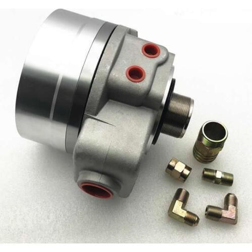 10 inch TK-1075 through hole 75MM thread M85*2 ultra-thin high-speed hollow hydraulic chuck rotary cylinder