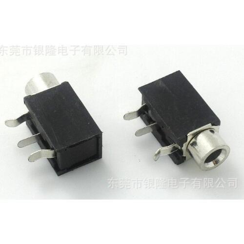 10PCS/Lot 3.5MM headphone jack audio jack PJ-316 3 pin DIP MP3 Accessories PJ316