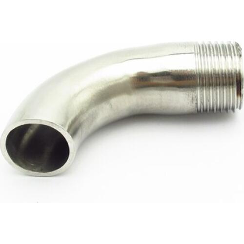 19mm OD x 1/2" BSP Male Thread 304 Stainless Steel Sanitary 90 Degree Elbow Pipe Fitting For Home Brew Homebrew