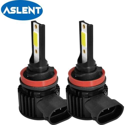 2PCS H7 LED Headlight Lamps HB3 HB4 9005 9006 H11 H8 H9 6500K White Blue 8000K Auto Mini Headlamp Car Bulbs 12V Fog Light