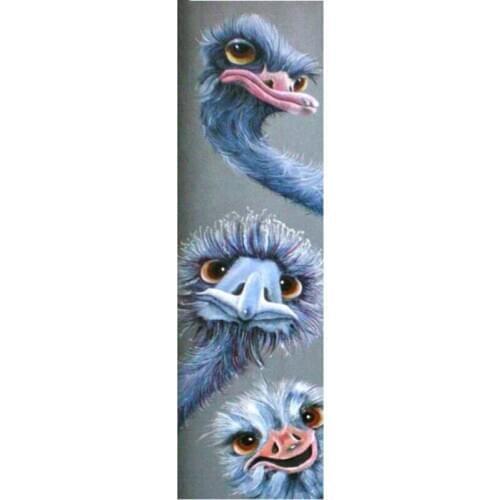 DIY Diamond Painting Full Square Round Stones Cross Stitch Three Ostrich 3D 5D Diamant Embroidery Mosaic Kit Wall Painting BK