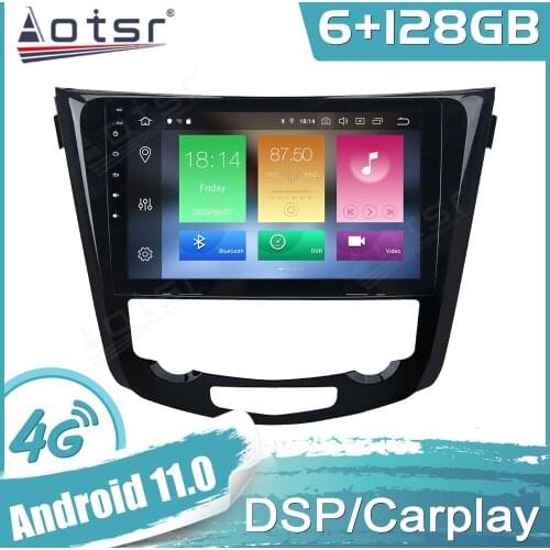 For Nissan QASHQAI X-trail 2014 -2019 Android Car GPS Navigation Auto Stereo Multimedia Radio Video Player Carplay DSP Headunit