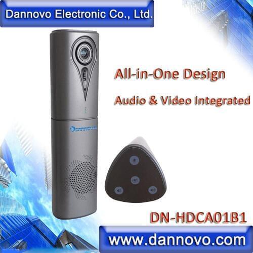 Free Shipping: DANNOVO Portable Integrated Audio Video Conferencing Camera, Full Duplex Microphone Speakerphone