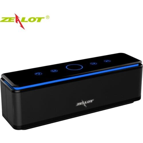 ZEALOT S7 Portable Bluetooth Speaker Powerful Hifi Subwoofer Home Theatre System Wireless Speakers Power Bank Support