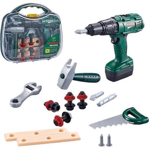 Boys Electric Repair Tool Toy Set Educational Toys Childrens Tools Portable Box Simulation DIY Tool Set Toys For Children