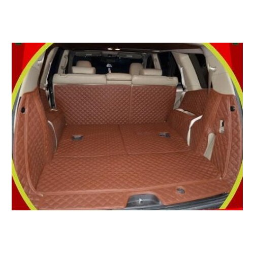 Good quality! Special car trunk mats for KIA Mohave 7 seats 2017-2008 waterproof cargo liner mats boot carpets,Free shipping