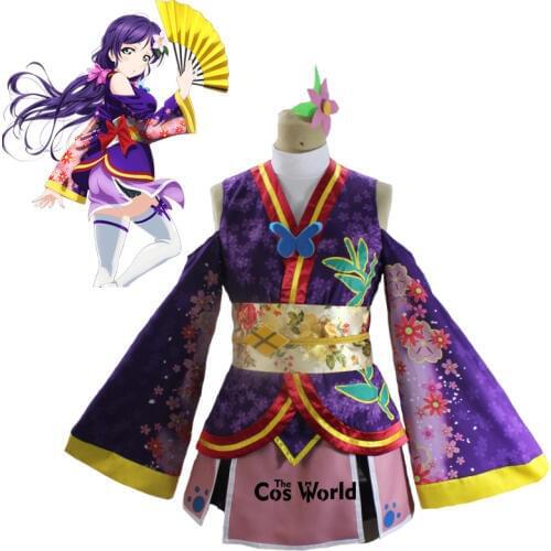 Love Live Kaguya No Shiro De Odoritai Angelic Angel Tojo Nozomi Kimono Dress Uniform Outfit Anime Cosplay Costumes