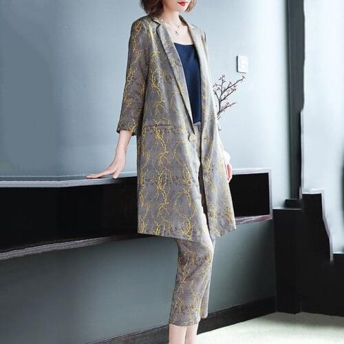 Женские модные брючные костюмы LDKVGSU China At AliExpress