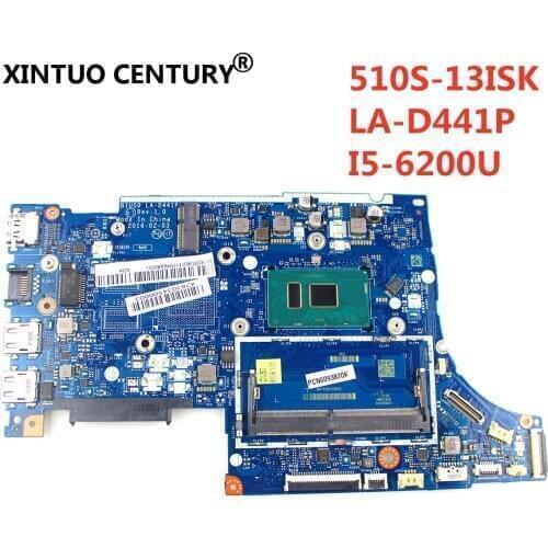 BIUS0 LA-D441P motherboard is suitable for Lenovo 510S-13ISK notebook motherboard CPU i5 6200U DDR4 100% test work