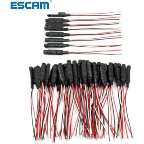 10 PCS CCTV Microphone Mini Sound Monitor Audio Device 56db Tiny High Sensitive Microphone for CCTV Security Camera DC6-12V