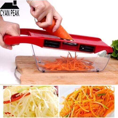Multi-function Slicer Vegetable Cutter Mandoline Slicer Potato Carrot Cheese Grater Kitchen Cooking Tools Kitchen Accessories