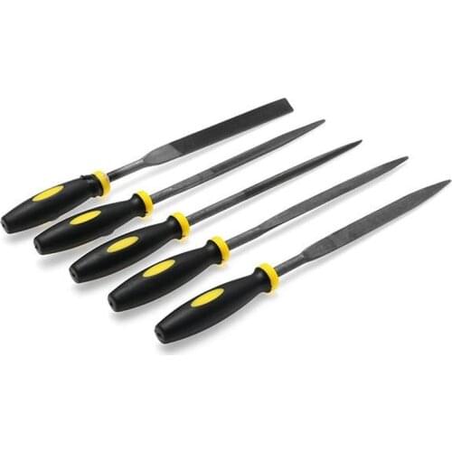 5PCS MC05303 Steel File Set Woodworking Metal Grinding Tool Rasp