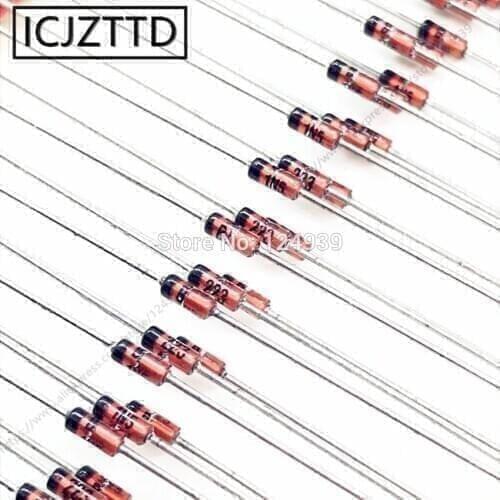 NEW Original 1N5254B 1N5254 27V 1N5255B 1N5255 28V 1N5256B 1N5256 30V 1N5257B 1N5257 33V 1N5258B 1N5258 36V DO35 500MW 0.5W 1/2W