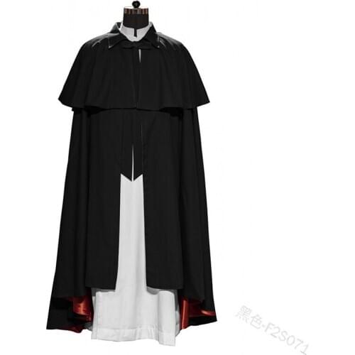 Adult Halloween Cloak Cape Hooded Medieval Costume Hooded Coat Shawl Long Cape